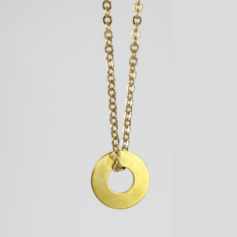 MyIntent Refill Chain Necklace in Brass color
