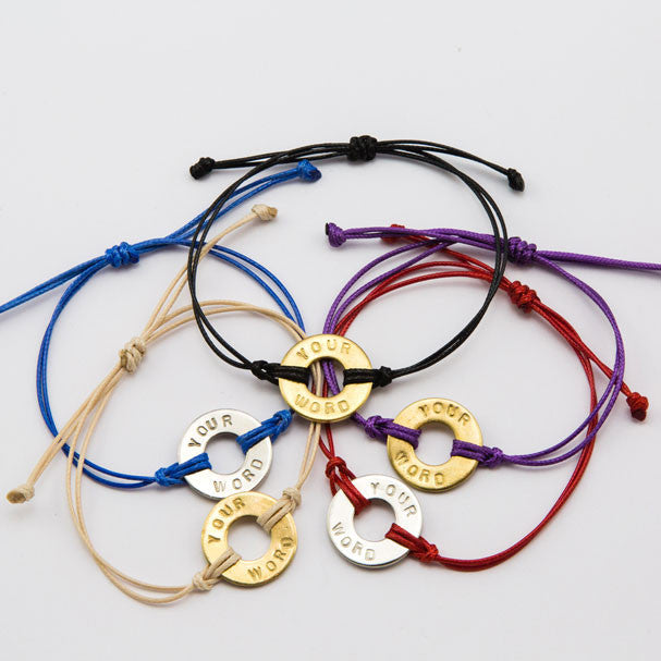 MyIntent Custom Classic Bracelet Token String All Colors
