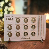 MyIntent card board holding 11 MyIntent tokens with 3 chains attached