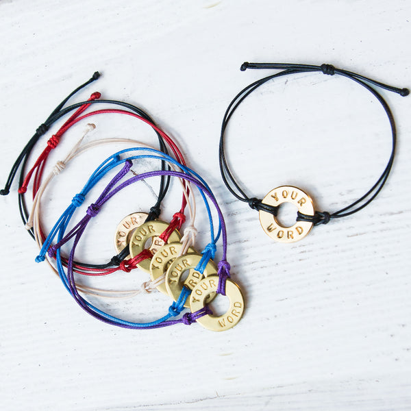 MyIntent Custom Classic Bracelet Token String All Colors