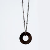 MyIntent Refill Bead Necklace in Black Nickel color