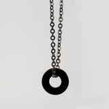 MyIntent Refill Chain Necklace in Black Nickel color
