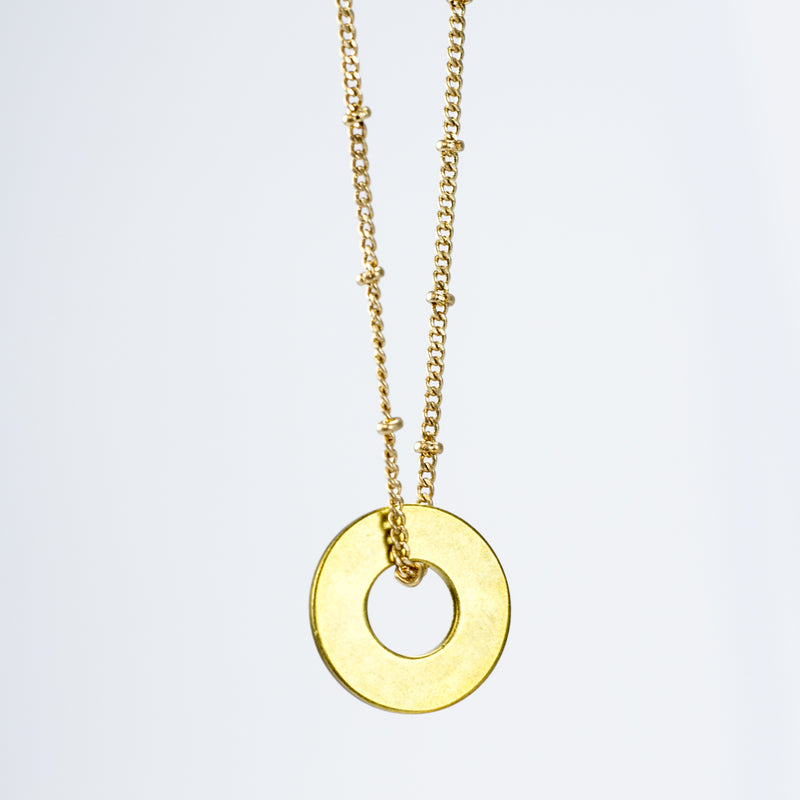 MyIntent Refill Bead Necklace in Brass color