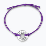 MyIntent Custom Classic Bracelet Nickel Token Purple String Color