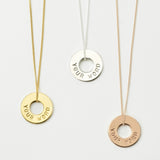 MyIntent Custom Dainty Necklace all color Gold Plated, Silver Plated and Rose Gold Plated