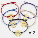 MyIntent Refill Classic Bracelets in All Colors set of 2 both with Brass tokens