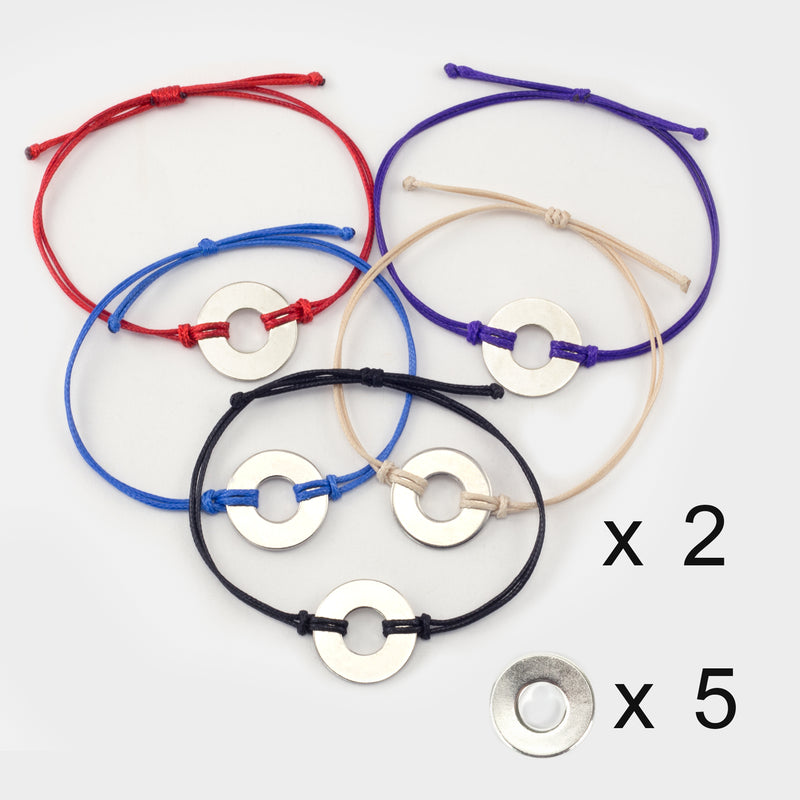 MyIntent Refill Classic Bracelets set of 10 All Colors Nickel tokens with 5 nickel practice tokens