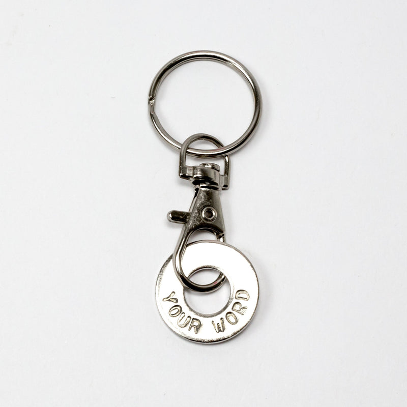 MyIntent Group Order Custom Clasp Keychains in Nickel 