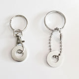 MyIntent Refill Clasp Keychain and Bead Keychain in Nickel