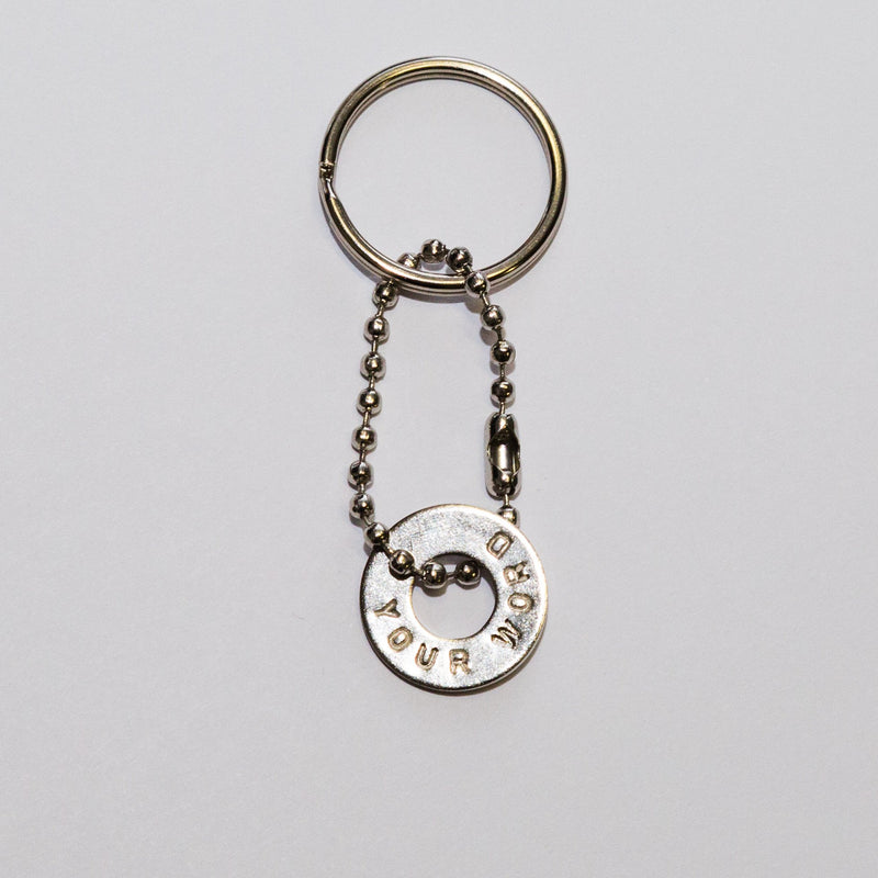 MyIntent Group Order Custom Bead Keychains in Nickel