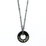 MyIntent Group Order Custom Bead Necklaces in Black Nickel 
