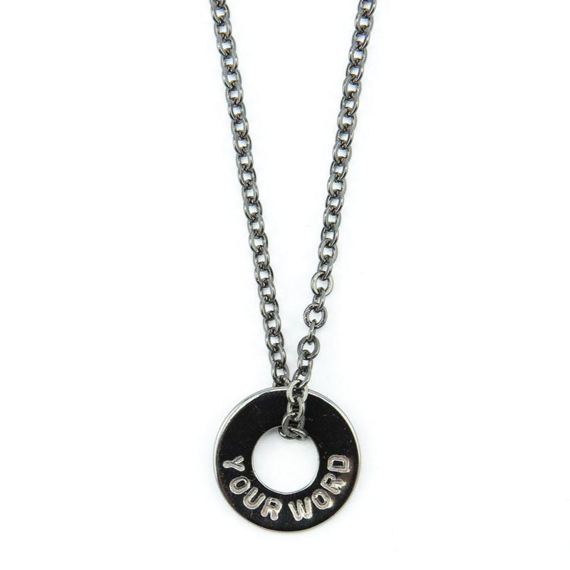 MyIntent Group Order Custom Chain Necklaces in Black Nickel