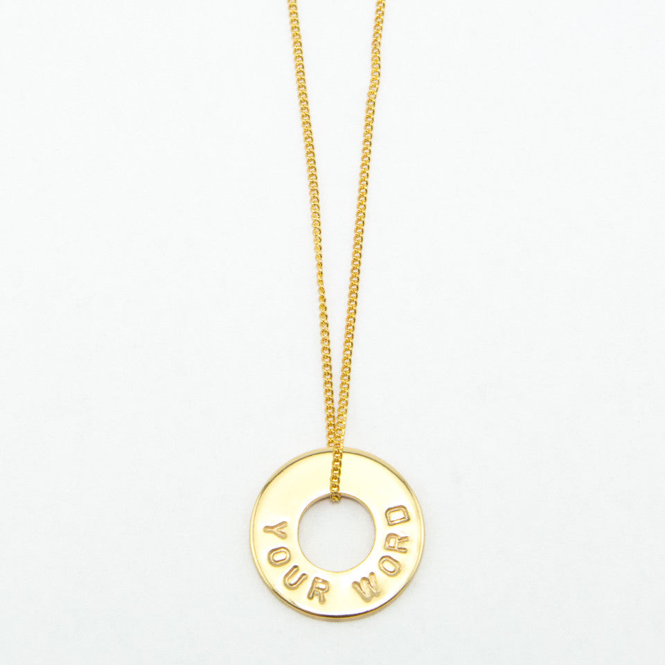 MyIntent Custom Dainty Necklace Gold Plated Color