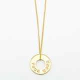 MyIntent Custom Dainty Necklace Gold Plated Color