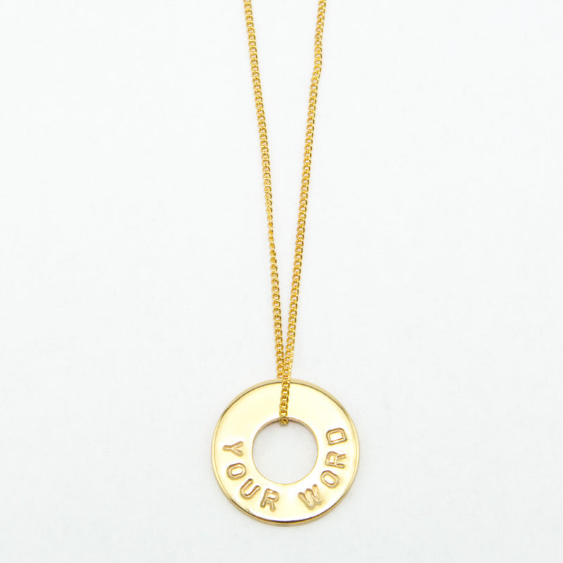 MyIntent Custom Dainty Necklace Gold Plated Color