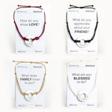 MyIntent Popular Word Pack Twist Bracelets NURTURER words set with Silver tokens