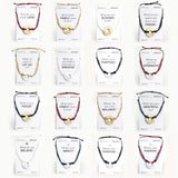 MyIntent Popular Word Packs Twist Bracelets in a variety of colors with both Gold & Silver tokens
