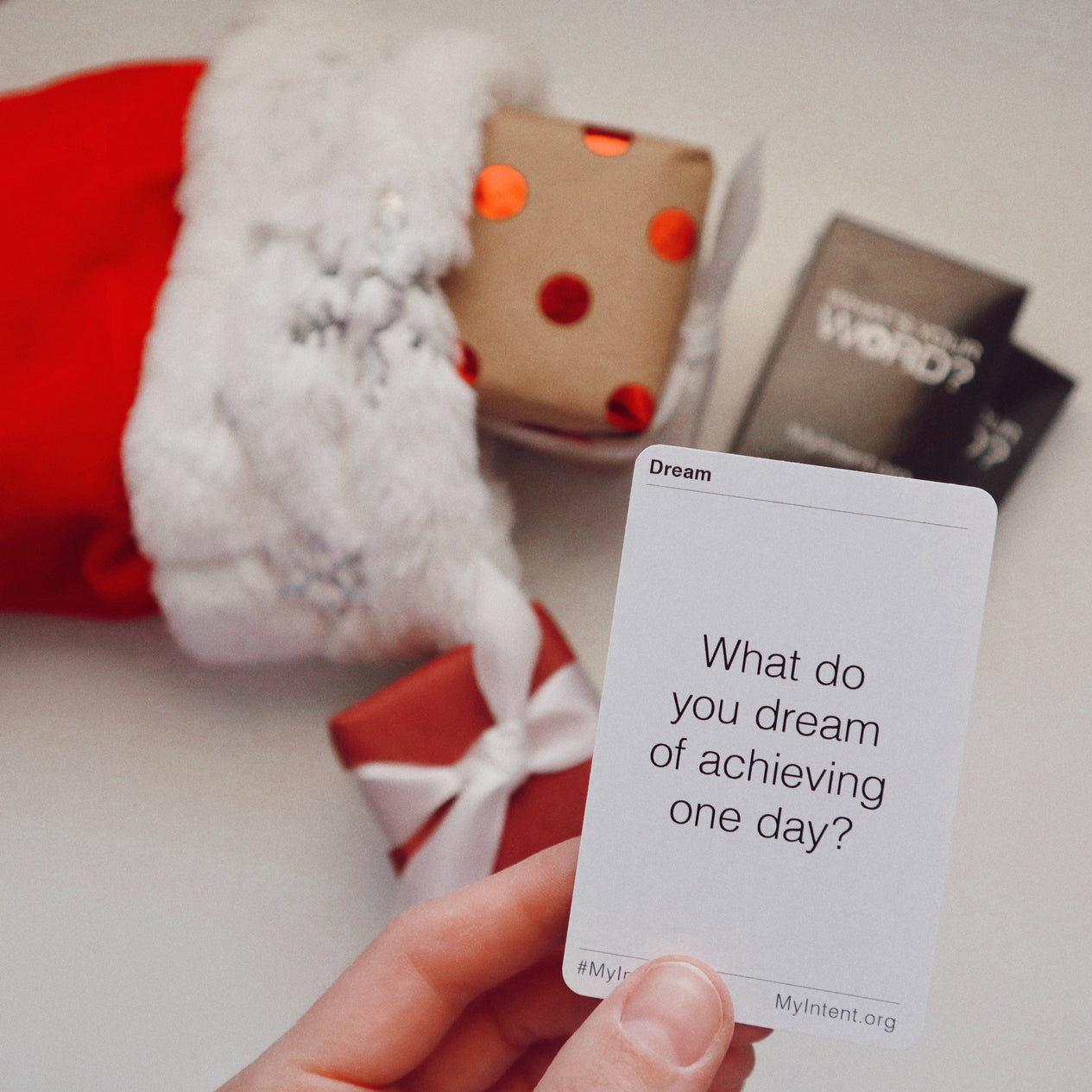 A Deck of Question Cards in a stocking stuffer