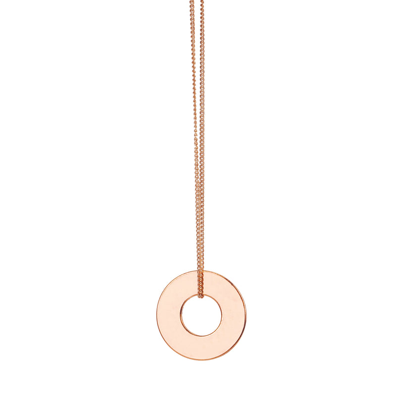 MyIntent Refill Dainty Necklace Rose Gold Plated Color