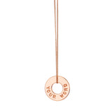 MyIntent Custom Dainty Necklace Rose Gold Plated Color