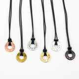 MyIntent Custom Adjustable Black Nylon String Necklace in all token colors 