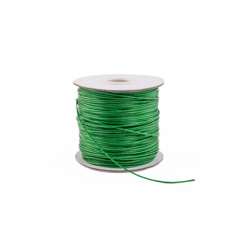 MyIntent Spool of Green String waxed polyester 1mm string in 100 meters