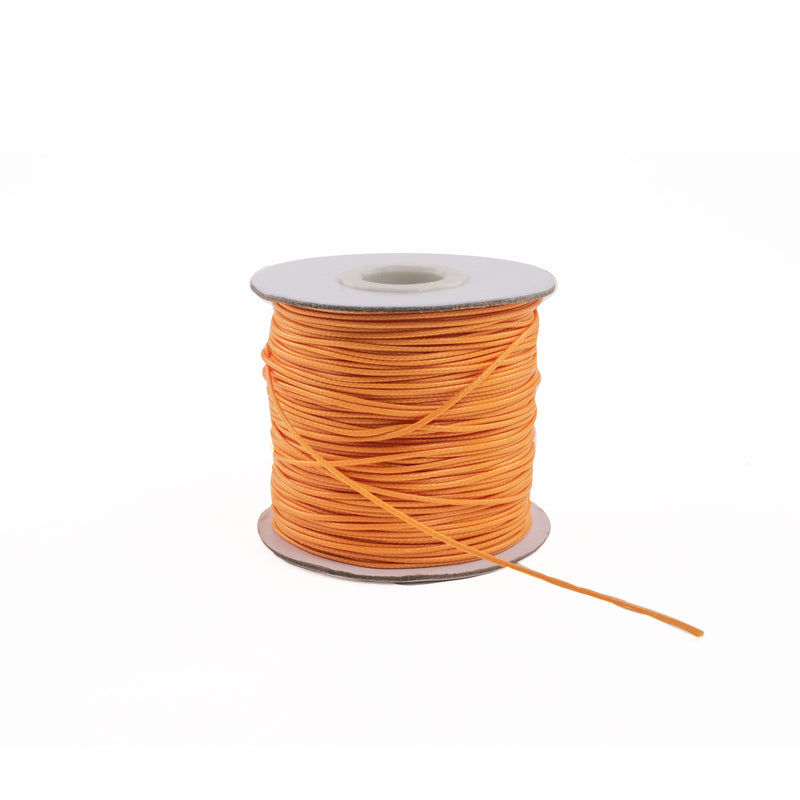 MyIntent Spool of Orange String waxed polyester 1mm string in 100 meters