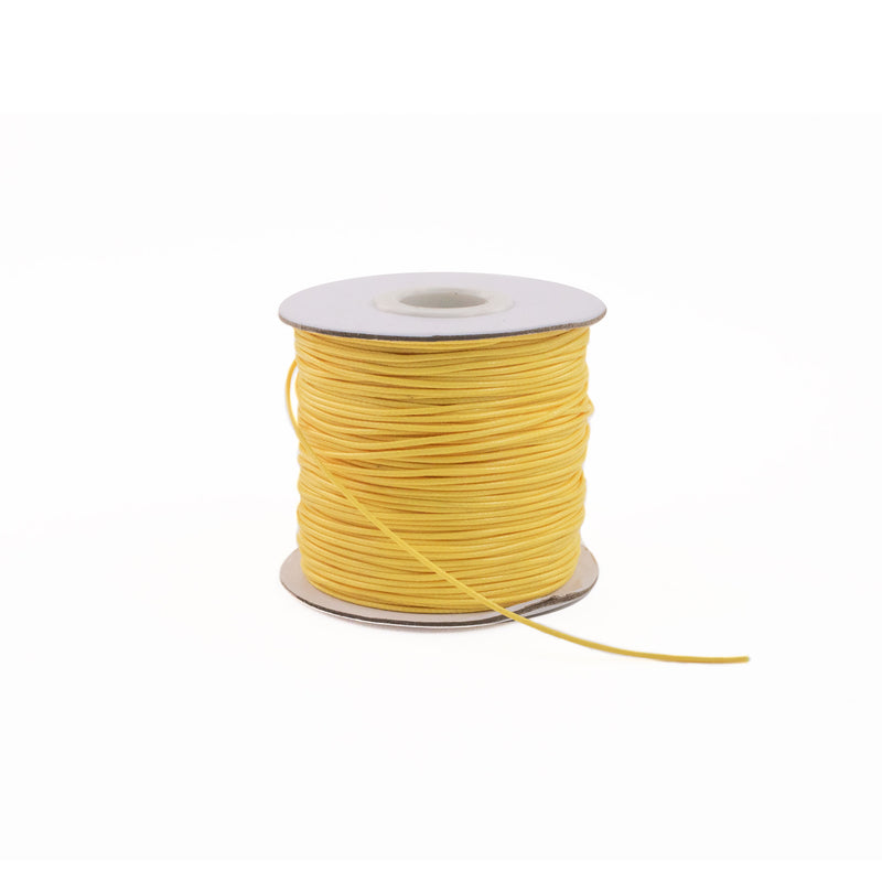 MyIntent Spool of Yellow String waxed polyester 1mm string in 100 meters
