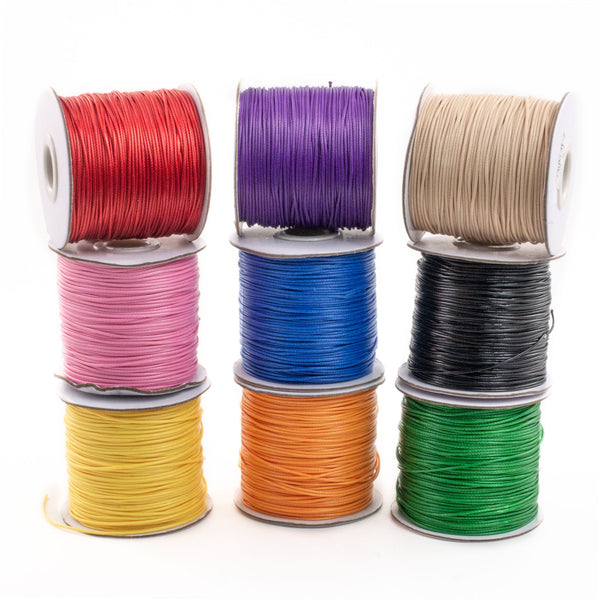 MyIntent Refill Spools of String for bracelets in All Colors made of waxed polyester string