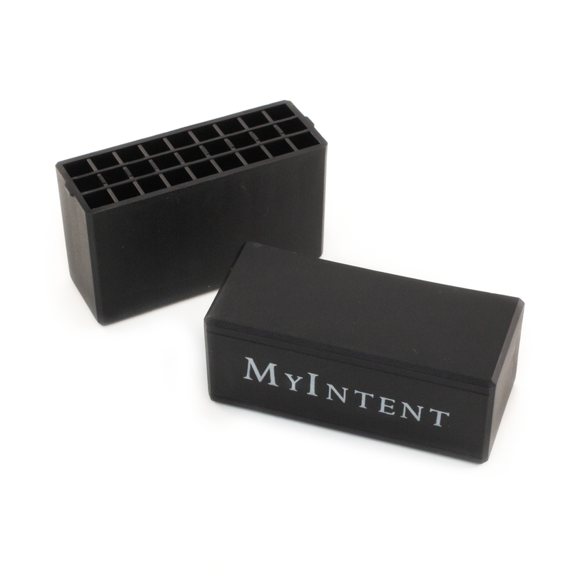 MyIntent Maker Tool Stamp Box designed to keep all MyIntent Maker Stamps secured and organied 